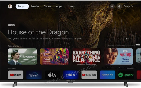 Télévision 43’’ Thomson Neuf Smart TV 43UG4S14