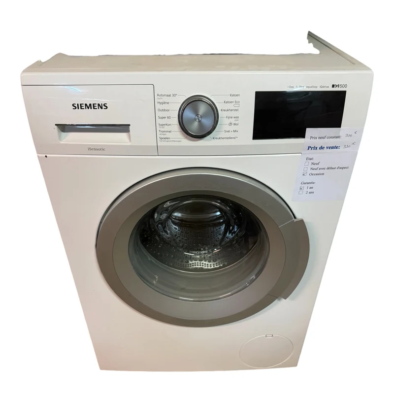 Lave linge Siemens 8kg WM14T640NL/11 reconditionné garantie 1 an