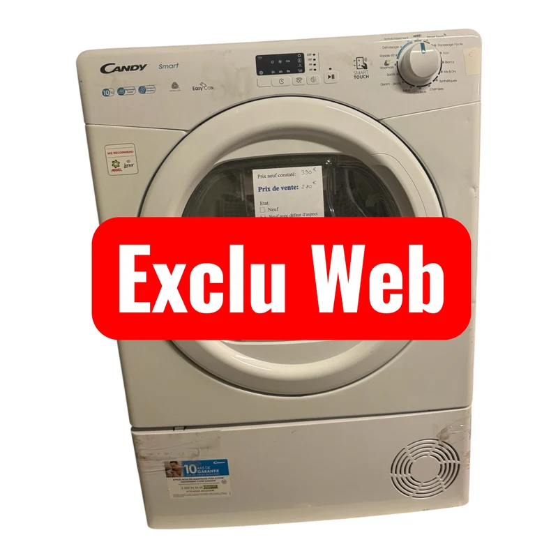 Sèche linge Candy 10kg CSE H10A1LE-47 neuf garantie 2 ans