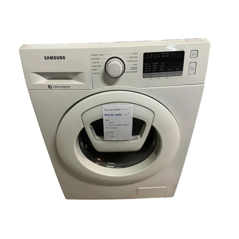 Lave linge Samsung 9Kg WW90K4430YW/EF reconditionné garantie 1 an