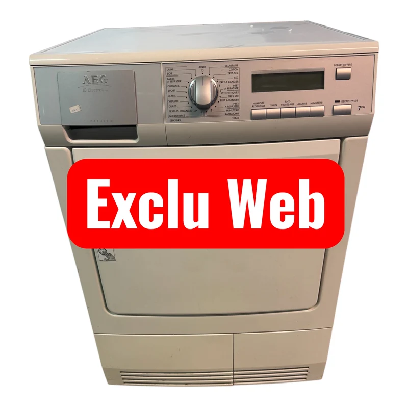 Sèche linge AEG 7kg T59840 reconditionné garantie 1 an