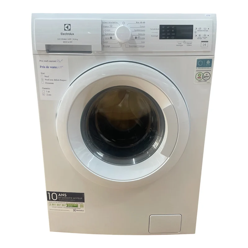 Lave linge séchant Electrolux EWW8416DB Neuf garantie 2 ans