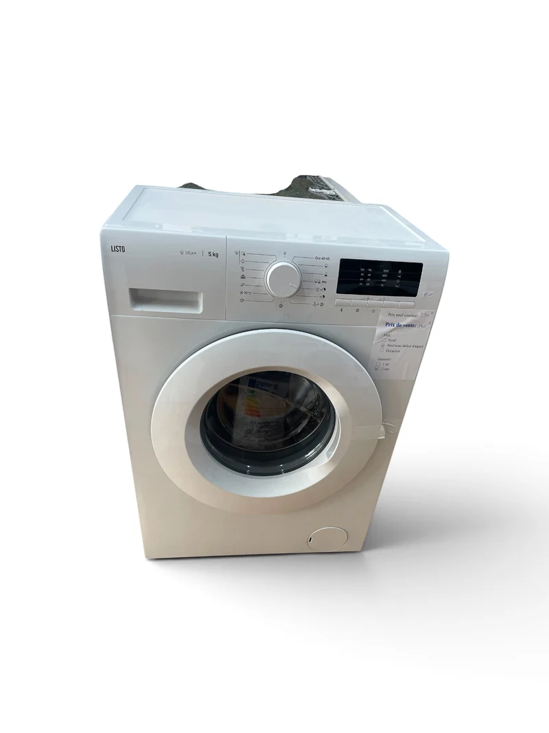 Lave linge Listo 5Kg Neuf garantie 2 ans