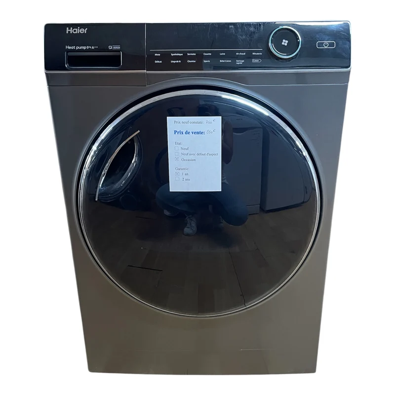 Sèche linge Haier HD90A3979s 9kg reconditionné garantie 1 an