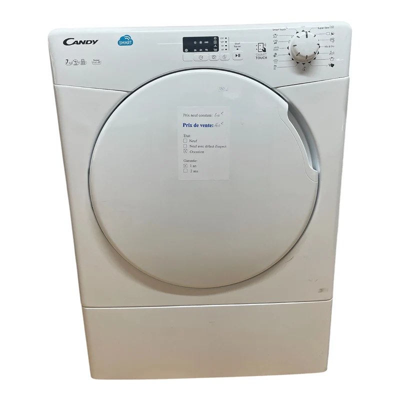 Sèche linge Candy CSV7LF-S reconditionné garantie 1 an