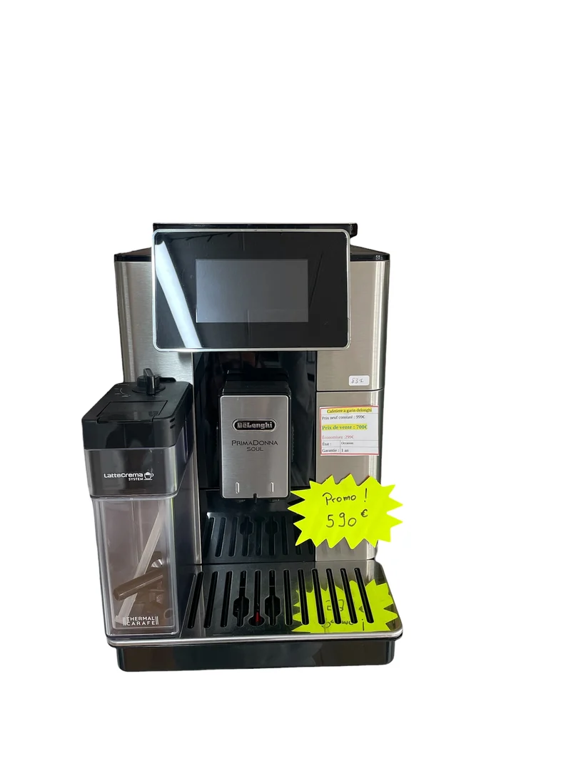 Cafetière à grain Delonghi prima Donna Soul