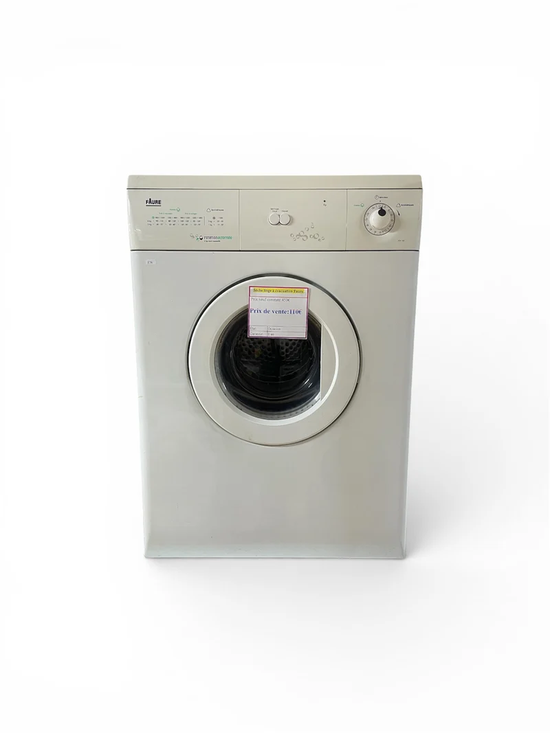 Sèche linge 6Kg Faure FTA103 reconditionné garantie 1 an