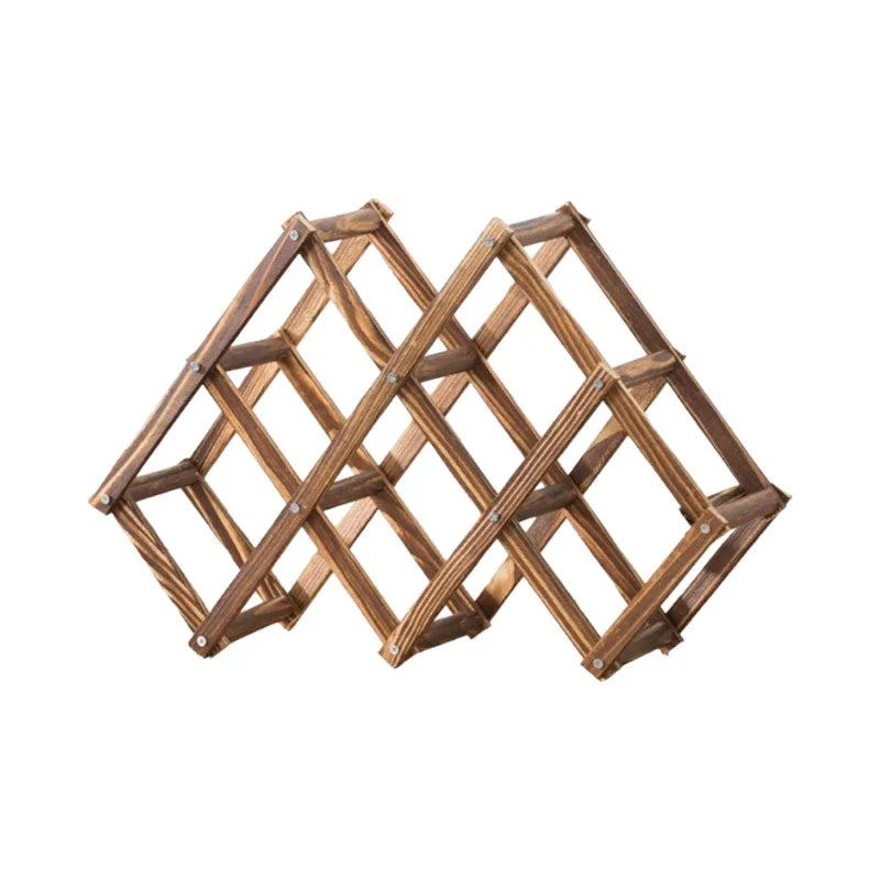 Porte bouteilles en bois