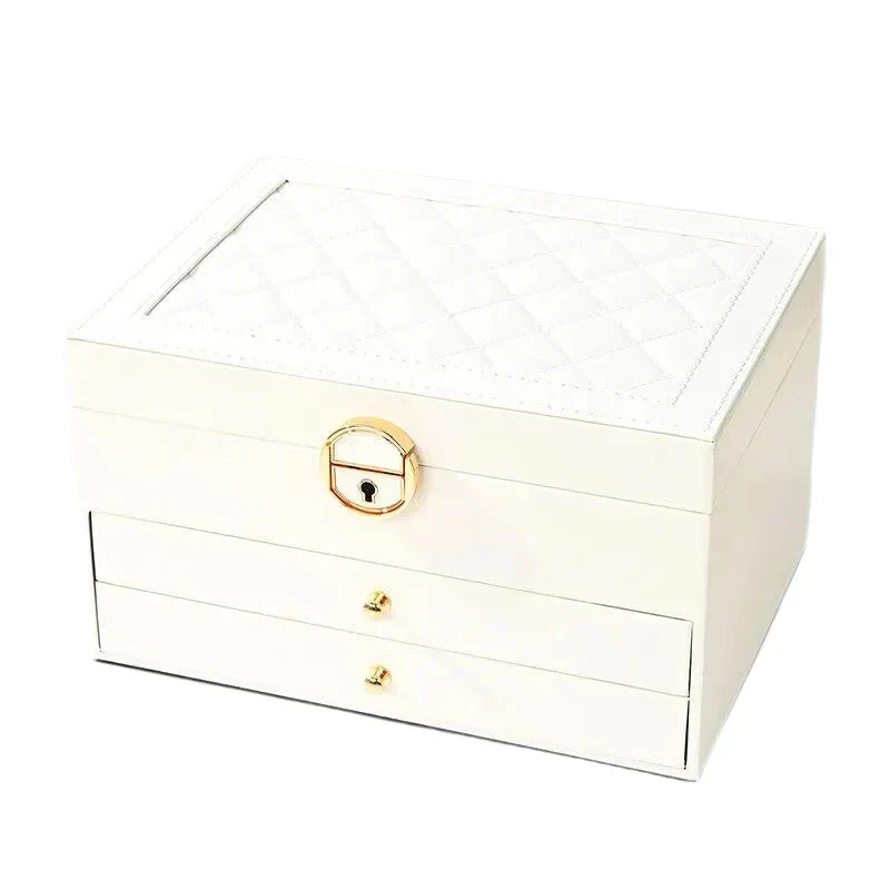 Boite à bijoux en cuir