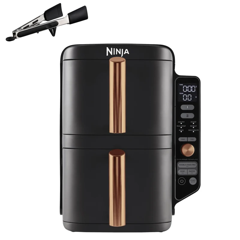 Ninja Double Stack XL 9,5L – Air Fryer Vertical à Double Compartiment 6-en-1