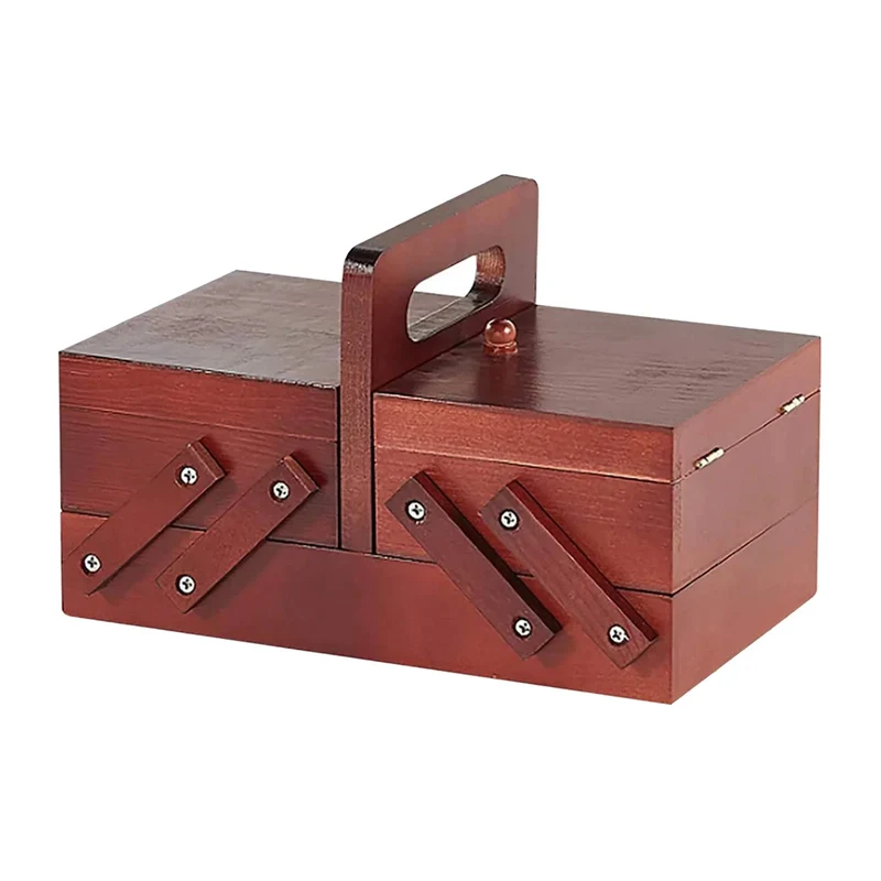Boite à couture en bois