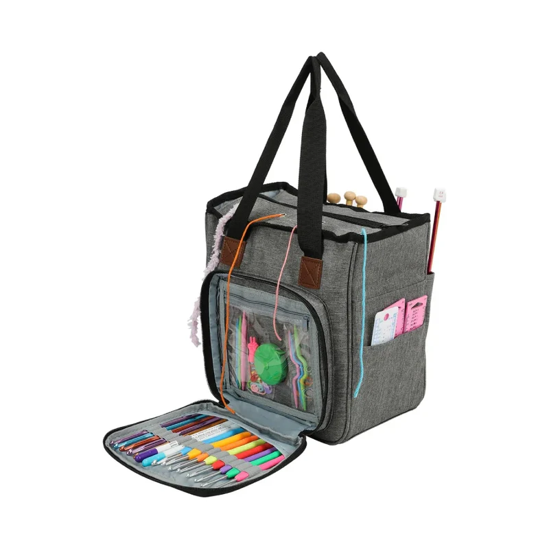 Sac de rangement pour le tricot