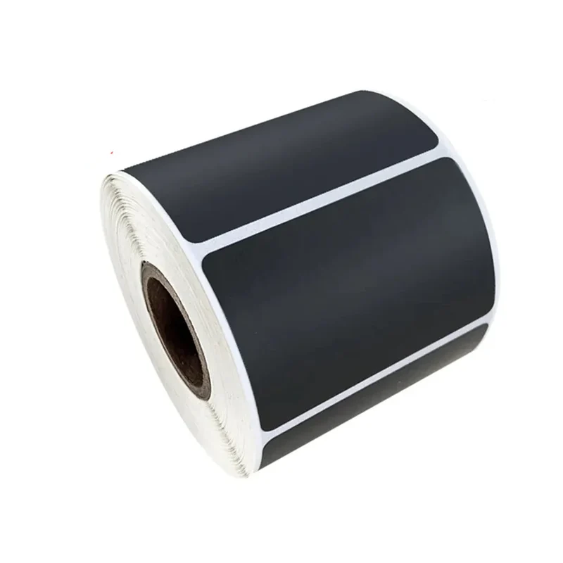 Étiquette noire pour écriture blanche