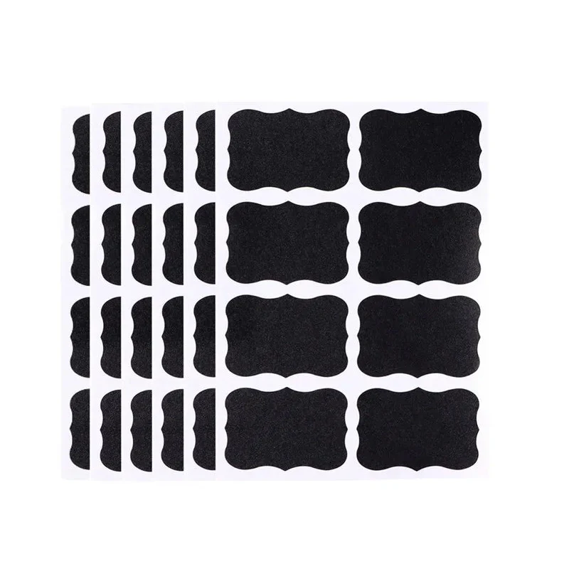 Étiquette effet tableau noir