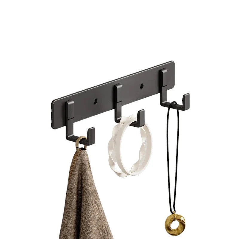 Porte-manteau mural noir