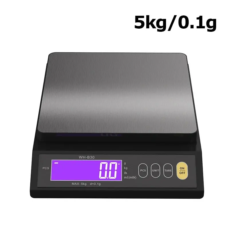 Balance De Cuisine 5kg/0.1g 10kg/1g | AquaScale Pro™