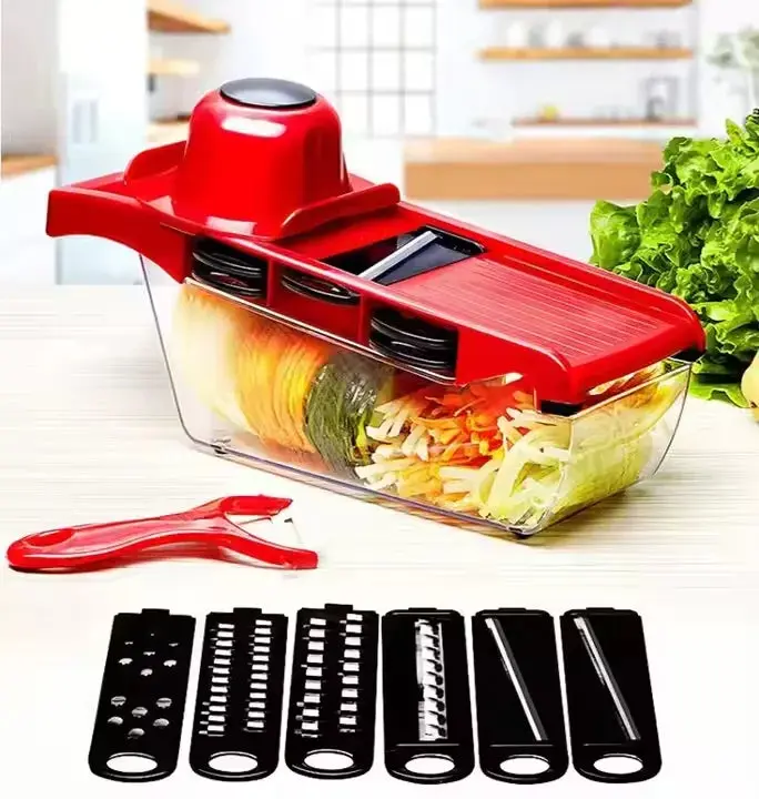 Mandoline | Chef'Slice™ : Le Coupe-Légumes 6-en-1