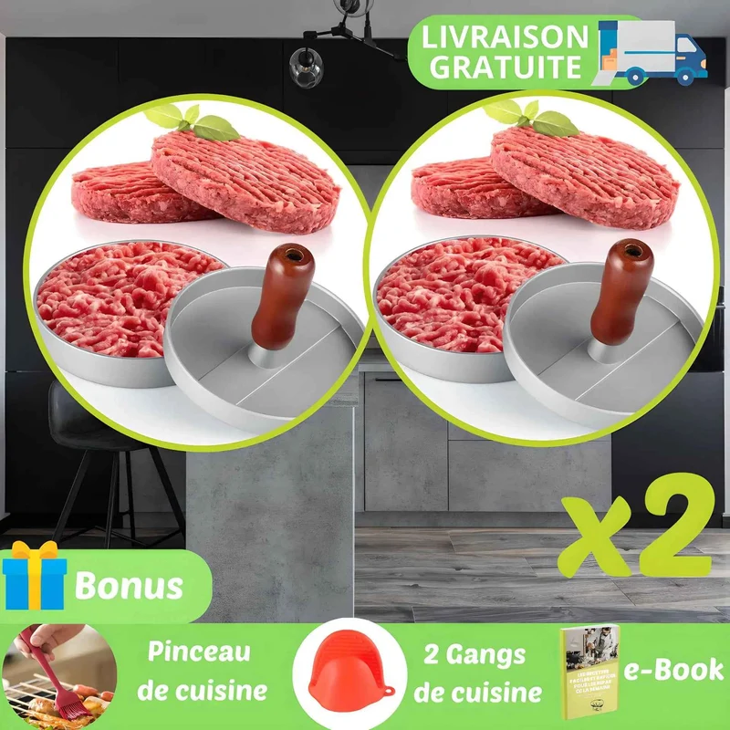 Presse À Steak Haché | EASYBURGER™ | Presse Viande Burger