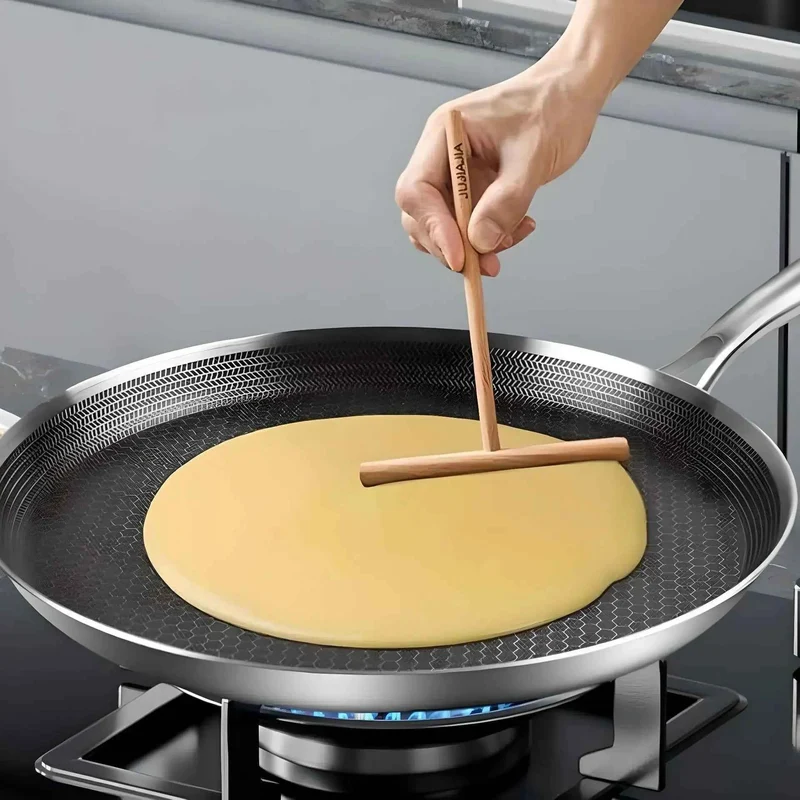 Poele Inox 28 CM | Poele à induction crêpes et pancakes | AURAPAN™