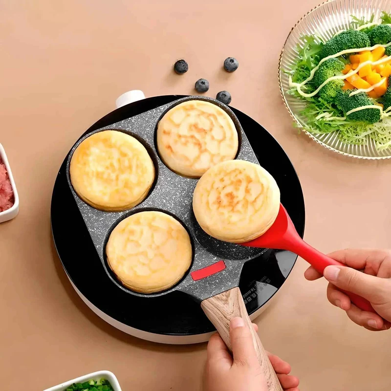 POELE A PANCAKE | QUATTROFRY™ NOIRE | À REVËTEMENT ANTIADHÉSIF