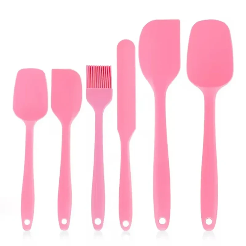Set Spatules Silicone 6 Pieces | Résistantes à la Chaleur et Antiadhésives