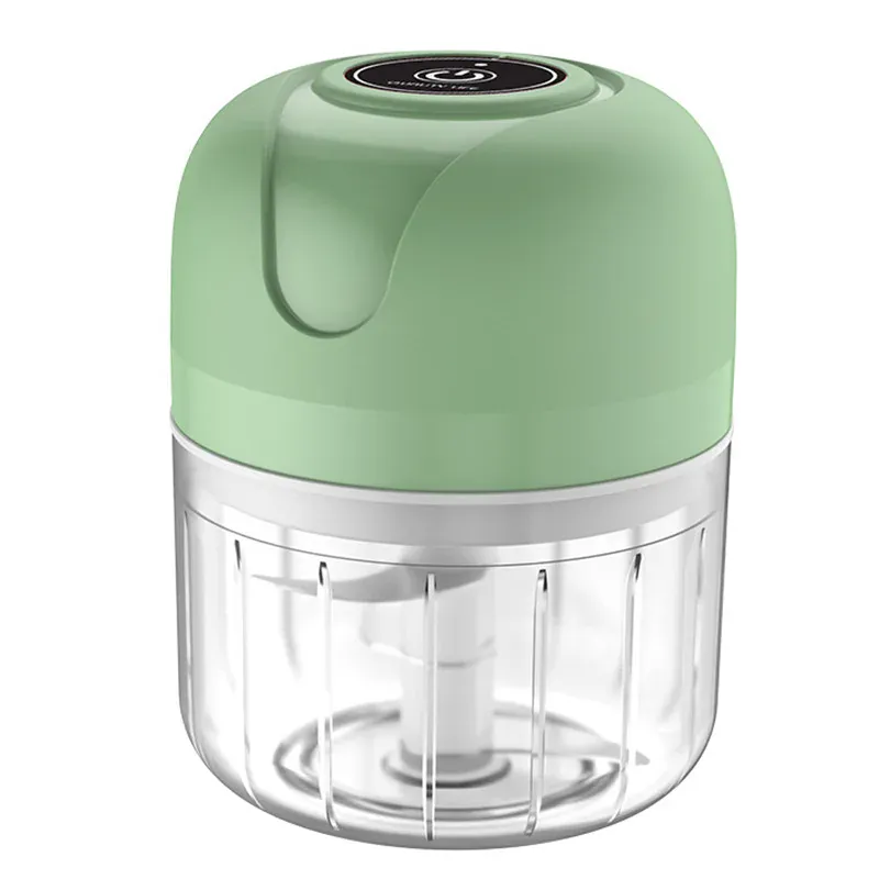 Mini Hachoir Électrique Sans Fil 250 ml — Rechargeable USB, Lame Inox 3 Feuilles
