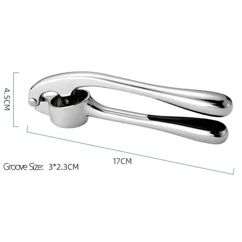 Presse-Ail Inox Manuel avec Bol Grand Volume et Accessoires