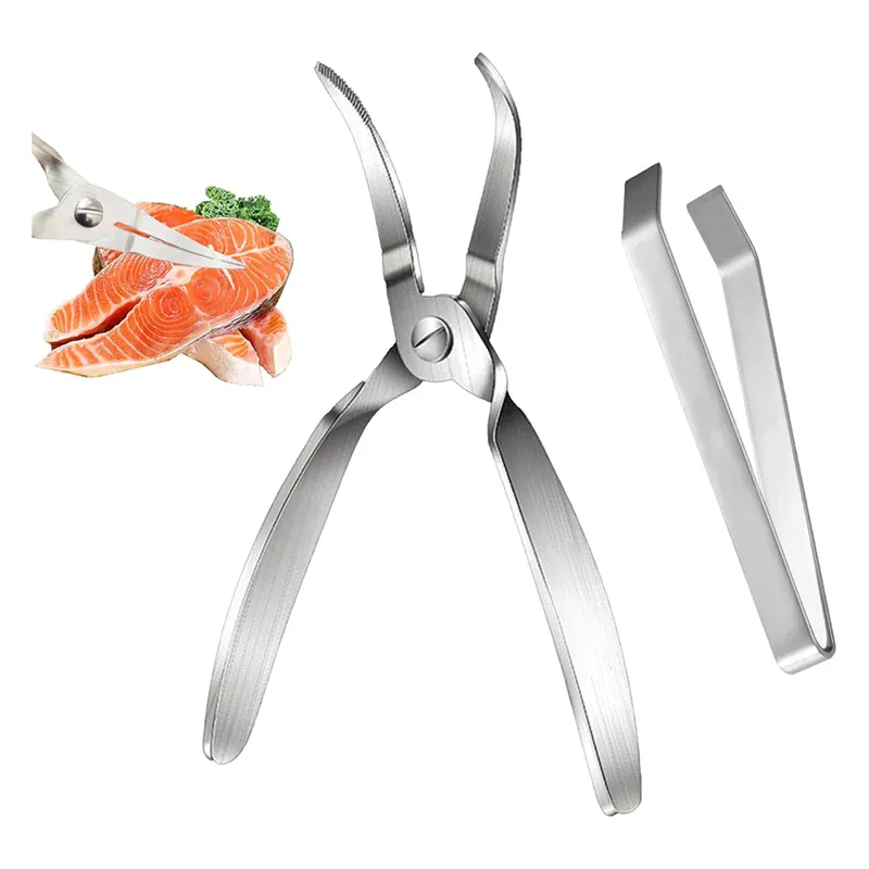 Pince de Cuisine Inox 304 pour Détailler le Poisson | Kit de Désossage