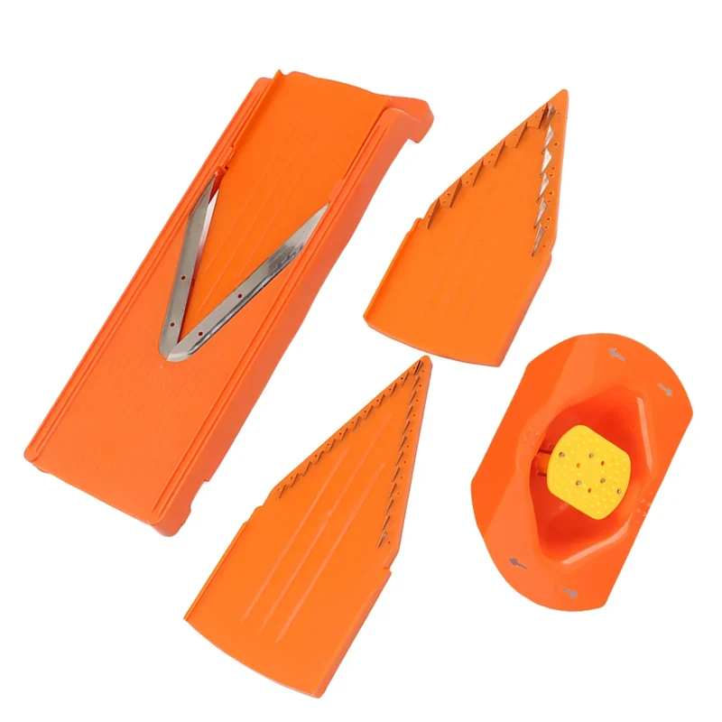Mandoline à Lames en Acier Inox | Râpe à Légumes avec Protection