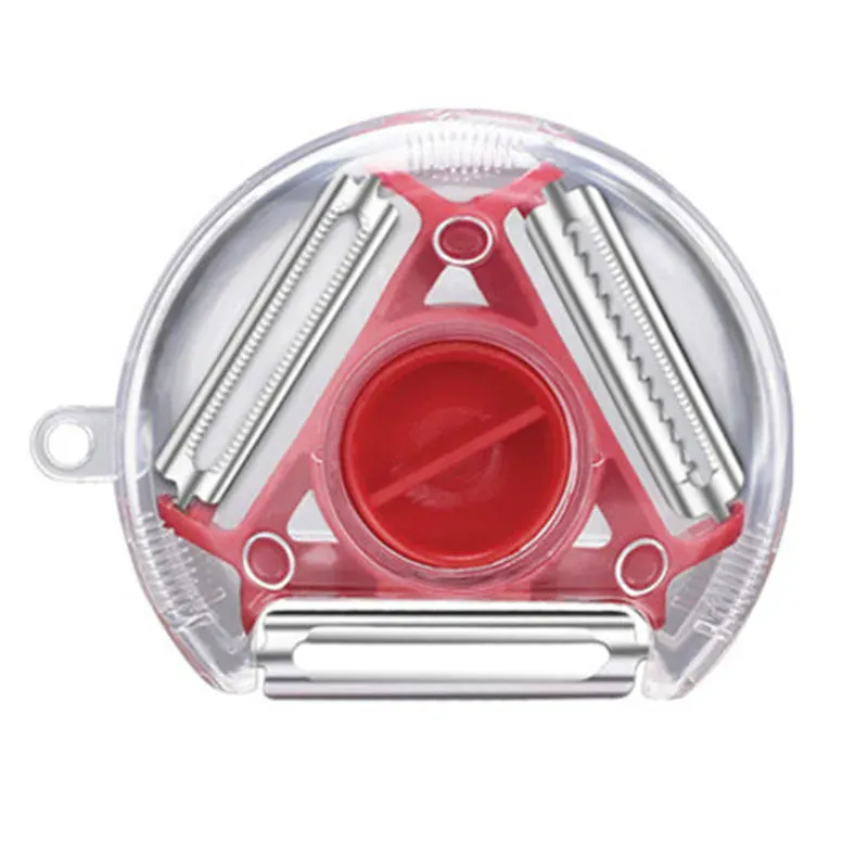 Éplucheur Multifonction en Acier Inoxydable | Lot de 3 Outils de Cuisine