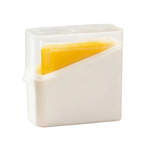 Boîte hermétique de rangement pour fromage | Organiseur frigo transparent