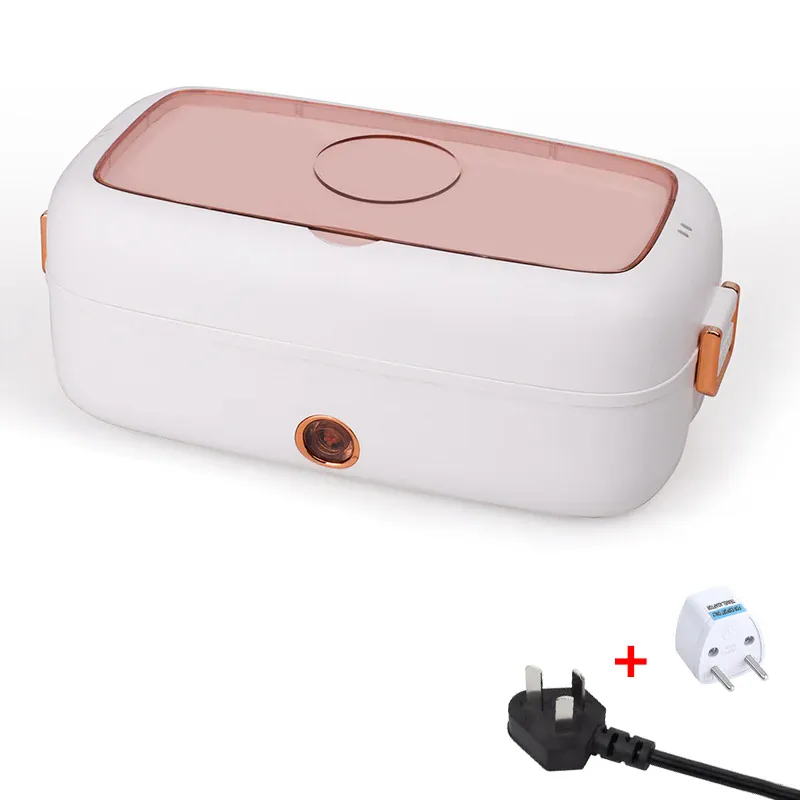 Lunch Box Chauffante Électrique 800 ml — Cuve Inox, 70 °C, USB et Secteur 220 V