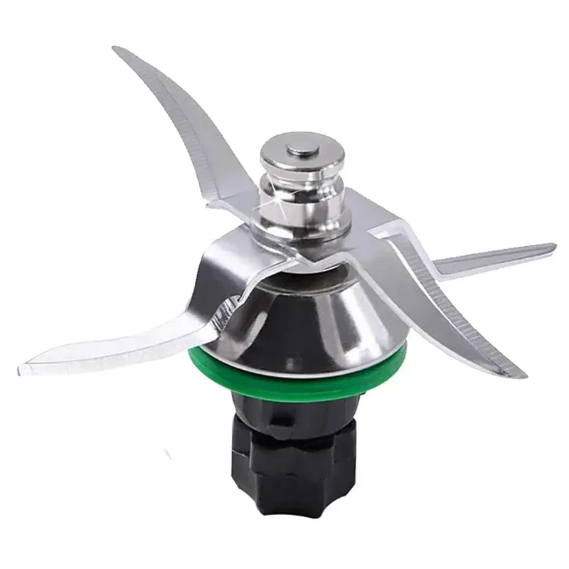 Lame Thermomix TM5 / TM6 / TM7 Inox à Base Noire – Couteau de Rechange avec Joint