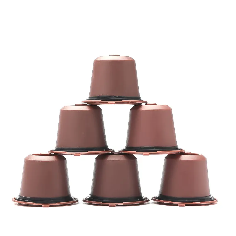 Capsules de Café Réutilisables Compatible Nespresso — Lot de 3 ou 6 Pièces avec Cuillère et Brosse
