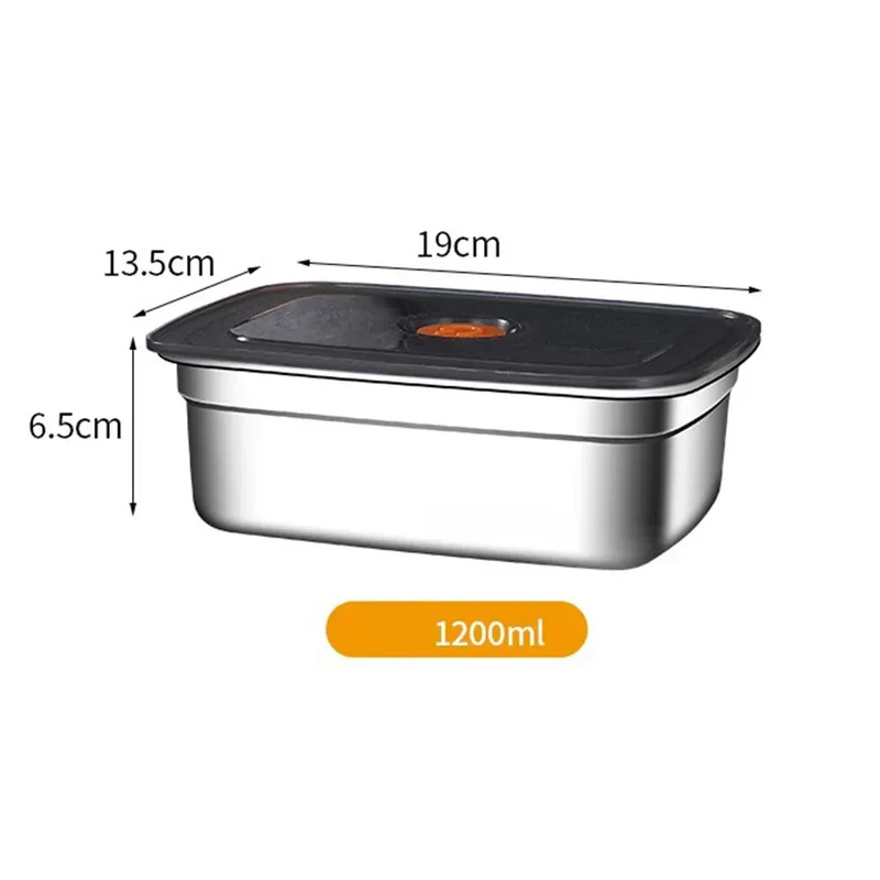 Boîte Hermétique Inox 600 à 3200 ml Anti-fuite Compatible Micro-ondes