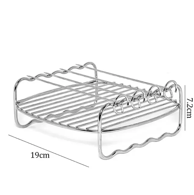 Kit Accessoires Air Fryer 11 Pièces - Cakes Brochettes et Plus