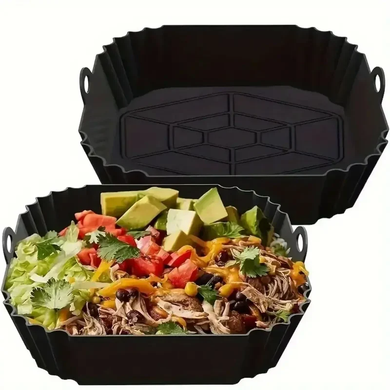 Moule Silicone Air Fryer Réutilisable - Lot de 2 Pièces