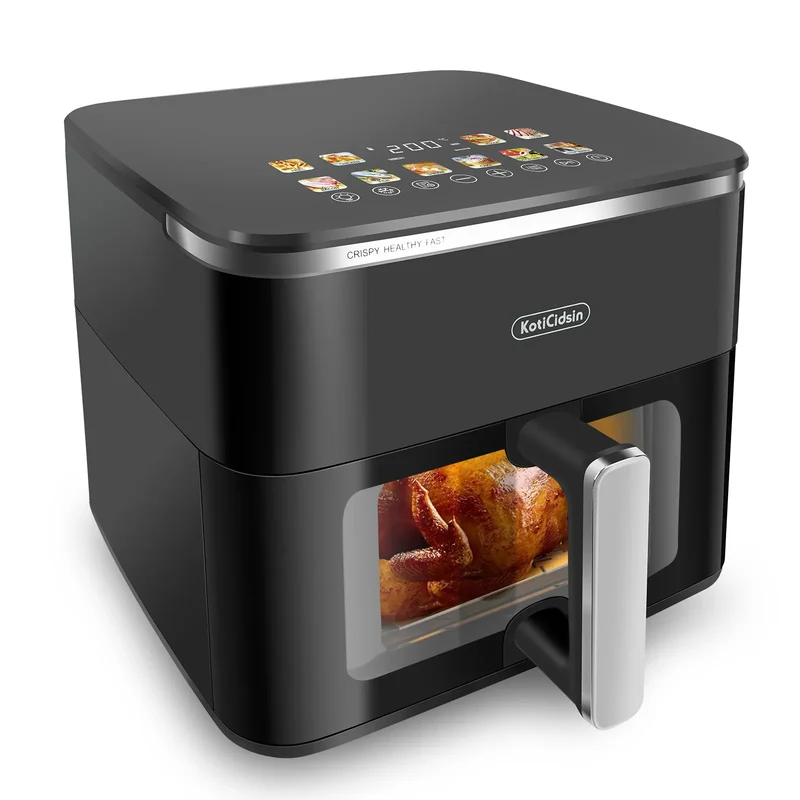 Air Fryer 11L 2000W Écran Tactile et Hublot Visible