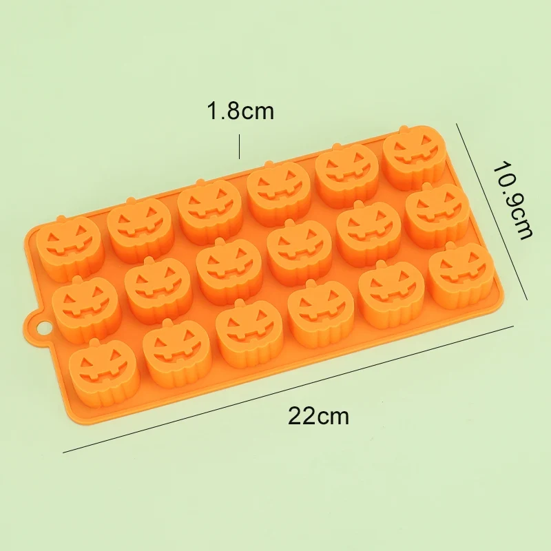 Moule Citrouille en Silicone 3D – Décoration Halloween