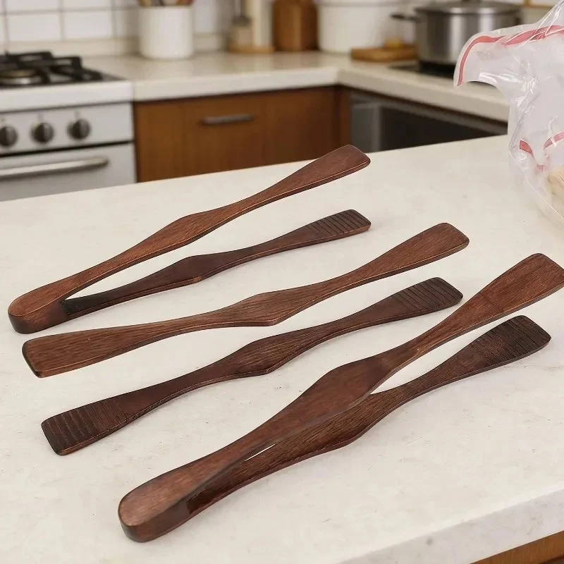 Pince alimentaire en bois 27 cm multifonction