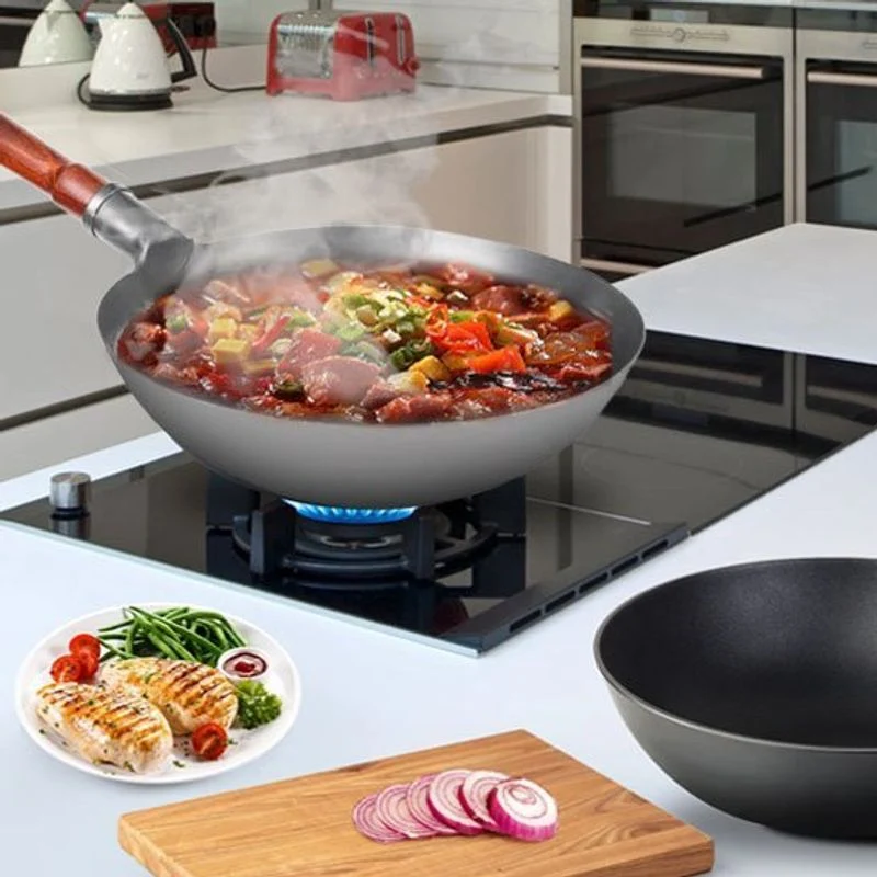 Poêle wok | Fond plat