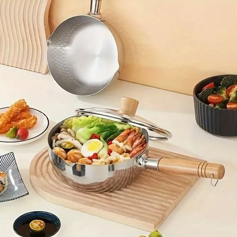 Casserole inox antiadhésive