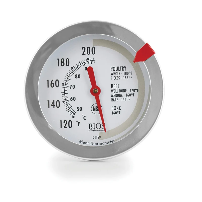 BIOS Dial Meat & Poultry Thermometer, 3"