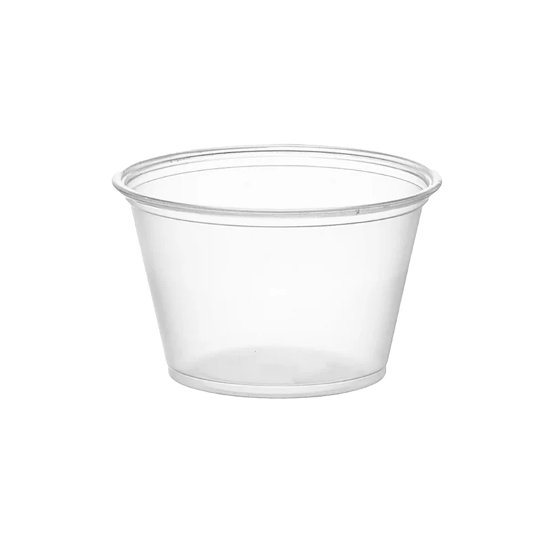 Globe Recyclable PP Portion Cup, 1 oz, Clear (2500-pack)