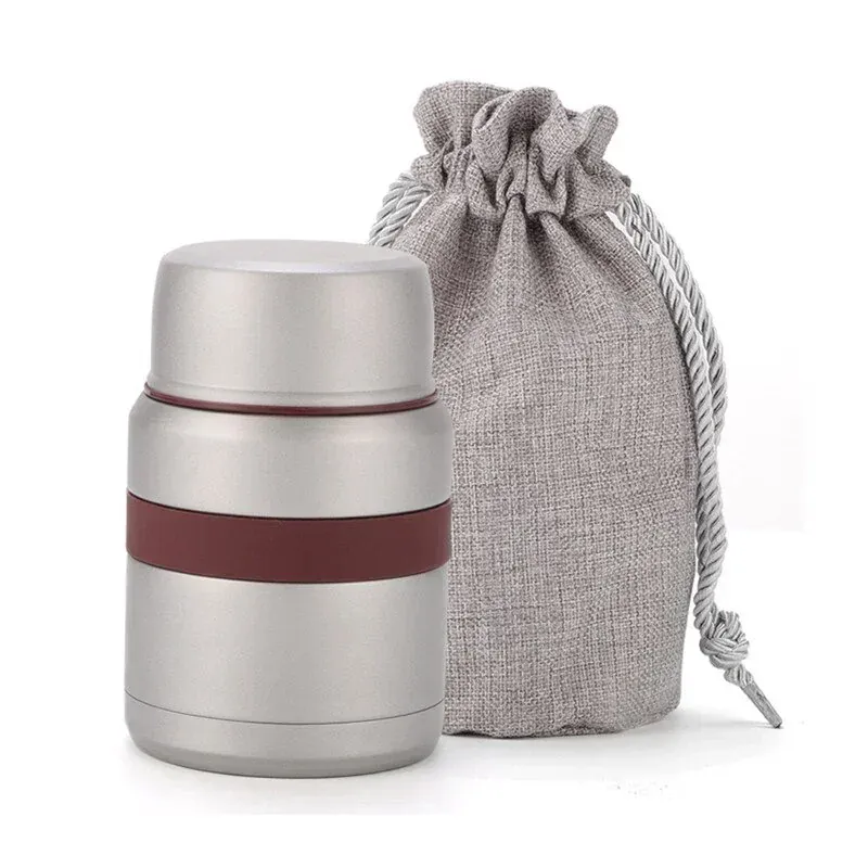 Thermos Alimentaire Isotherme 350ML500ML Inox avec Conteneurs