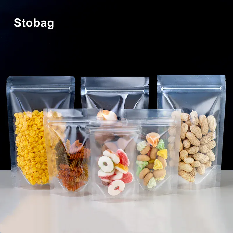 Sachets Zip Alimentaires Transparent - Lot de 50