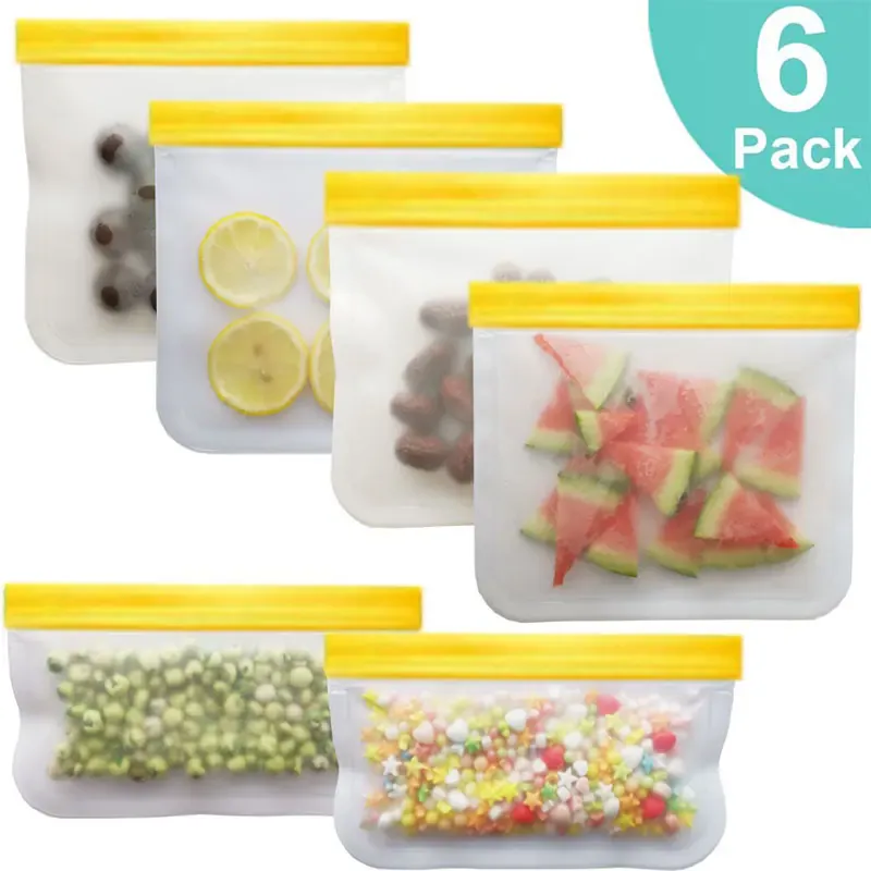 Sachets Silicone Réutilisables Anti-Fuite