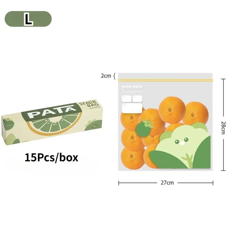 Sacs de Conservation Alimentaire Réutilisables avec Zip - Lot de 6
