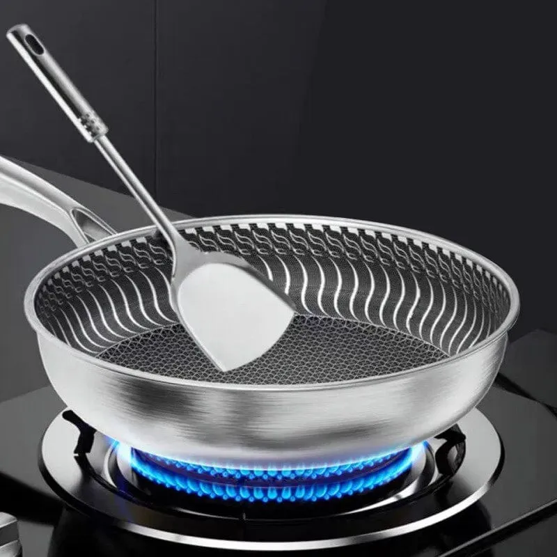 Poêle Innovante au Revêtement en nid d'abeille pour une Cuisson Parfaite