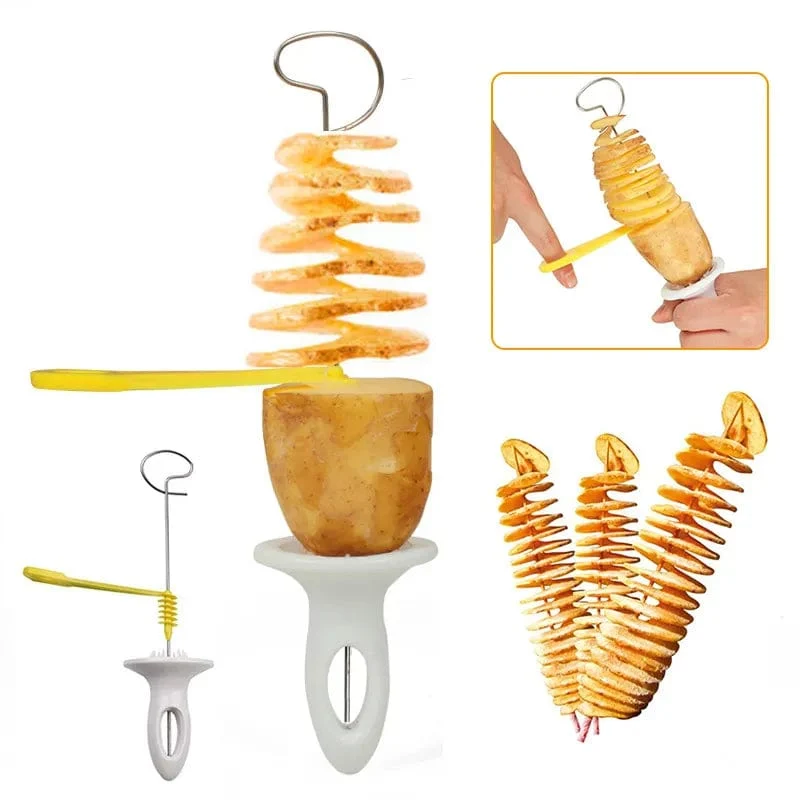 Découpeur de Pommes de Terre en Spirale Créatif